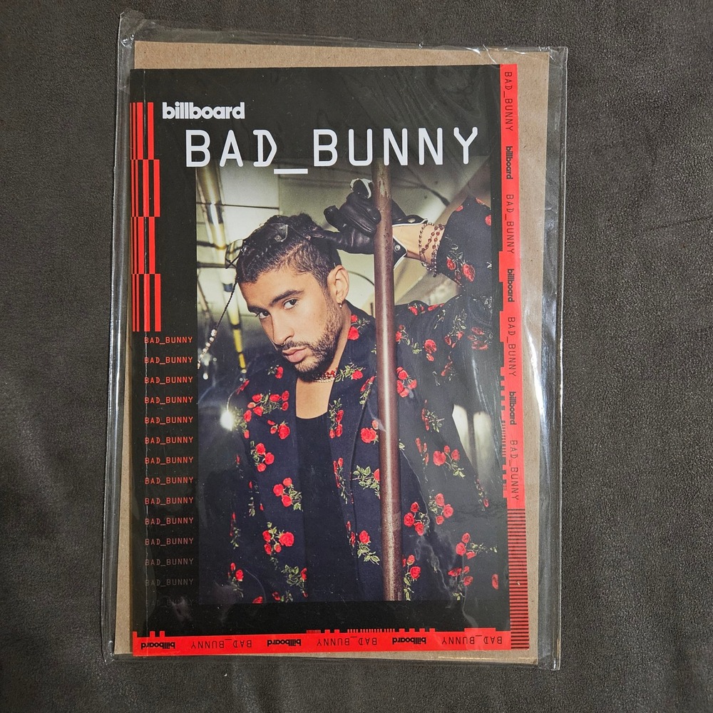 Billboard Bad Bunny Zine Special Edition Music Magazine New Sealed